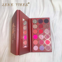 Palette multifonctionnelle 18 couleurs tout-en-un pour le maquillage de scène : contour, highlighter, blush et fard à paupières