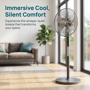 <span class=keywords><strong>Ventilateur</strong></span> sur pied en métal de 18 pouces avec télécommande, <span class=keywords><strong>ventilateur</strong></span> commercial moderne pour <span class=keywords><strong>bureau</strong></span> de direction et maison, CE CB ROSH - Product Image 1