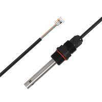 Sonde de conductivité EC Modbus RIKA RK500-13B/C RS485, précision 1%, câble 5m pour eaux usées liquides et aquaculture