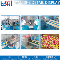Ligne d'emballage automatique HFFS pour pâte à modeler, argile magique et plastiline, avec extrudeuse et machine d'emballage de sachets connectée