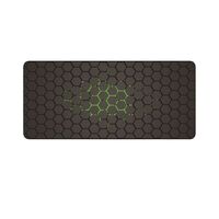 Sechseckiges Muster Leuchtendes Goldenes Mauspad Meistverkauftes Tastaturpad Wabendesign Weicher Naturkautschuk-Teppich