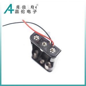 Aaa Battery Holder High Quality Battery Holder JIALUN 3X AAA Battery Holder 3X 1.5V High Quality Black AAA Battery Box Case