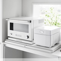 Étagère coulissante en acier au carbone pour plan de travail de cuisine, tiroir de rangement pour four à micro-ondes et support inférieur