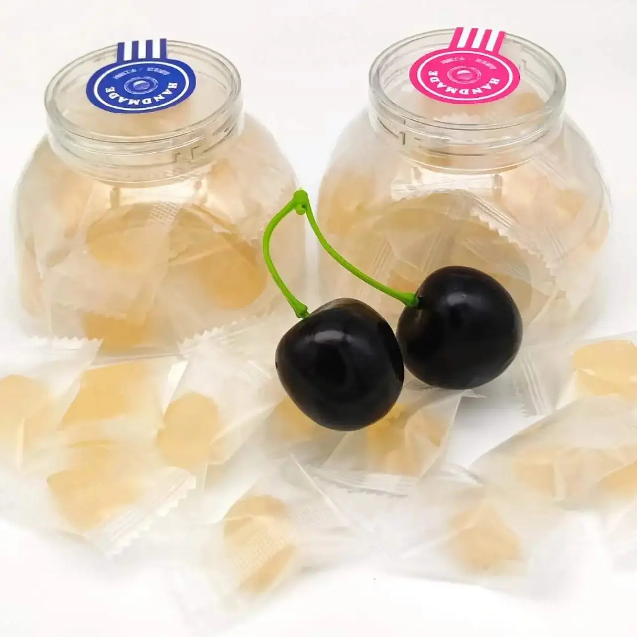 Gdo şekersiz glutensiz Stevia sakızlı meyveli aromalı parça şekli OEM servisi şişede paketlenmiştir