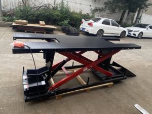 <span class=keywords><strong>Elevador</strong></span> Hidráulico de Tijera para Motocicletas JJPT JJP-MJ900 de Alta Resistencia, 800 LB, con Plataforma de 2.4x1.6M para Elevación de Automóviles - Product Image 2