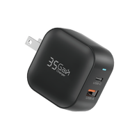 Chargeur rapide USB-C PD 35W à double port, écoénergétique, pour téléphone portable, usage quotidien, charge à domicile