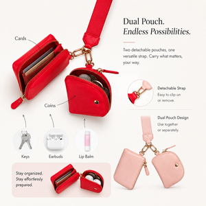 USA Warehouse Women Wristlet Keychain Wallet <b>Mini</b> Handbag With Lipstick Case Reusable PU Leather <b>Pouch</b> For Gym Bag - Product Image 1