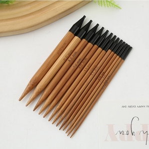 Nuovo Set di Ferri Circolari Portatili in Bambù <span class=keywords><strong>per</strong></span> Uncinetto, con Ago Sostituibile <span class=keywords><strong>per</strong></span> Maglioni, Sciarpe e Cappelli Fai-da-te - Product Image 2