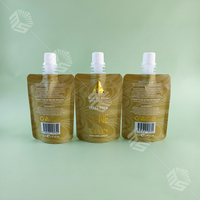 Sachet Doypack imprimé personnalisé avec bec verseur, finition mate ou brillante, 50ml 100ml, Sachets Doypack Mylar avec bec verseur