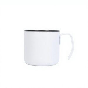 Stainless Steel <b>Insulated</b> Coffee <b>Mug</b> With Handle And Lid Vacuum Tumbler 12oz Portable Office <b>Travel</b> Cup - Product Image 6