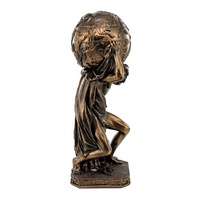 Le Dieu Grec Hercule Statue Résine Antique Figure En Or Pour La Décoration De La Maison