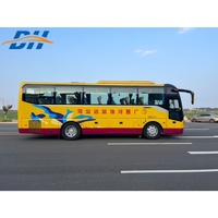 Autobus de luxe d'occasion Zhongtong à vendre, autobus Zhongtong 6906 Euro 6 diesel à transmission manuelle, capacité de 38 places pour le Zimbabwe