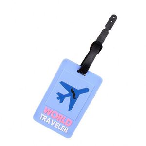 Cheap Fashionable Cartoon Pattern Printed <b>Name</b> <b>Tag</b> Waterproof Lightweight Boarding Pass Cute PVC Luggage <b>Tag</b> - Product Image 1