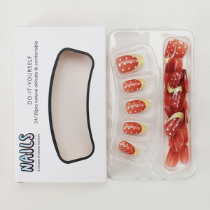 Venta Directa de Fábrica de Extensiones de <span class=keywords><strong>Uñas</strong></span> Postizas INS Strawberry, Personalizables al por Mayor, <span class=keywords><strong>Uñas</strong></span> Postizas de Almendra de Alta Calidad - Product Image 3