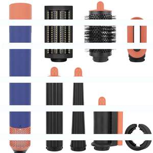 Fer à friser électrique portable multifonctionnel HS 08 6-en-1 avec affichage de la température LED et 3 réglages de chaleur - Product Image 1