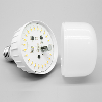 Ampoule LED T à prix direct usine, SKD CKD 20/30/40/50W, corps de lampe en plastique revêtu d'aluminium, éclairage intérieur pour la maison et le bureau, culots E27/B22