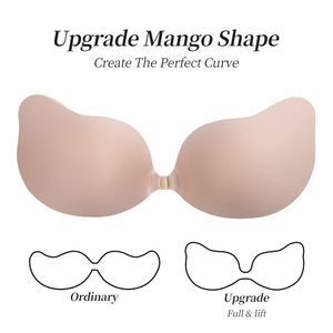 <span class=keywords><strong>Reggiseno</strong></span> Adesivo Senza Spalline e Senza Schienale, Nuovo Modello a Forma di Mango con Chiusura Frontale per un Effetto Più Pieno e Senza Cuciture - Product Image 6