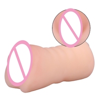 Erwachsenenprodukte: Männliche Doppelöffnungs-Mund-Zungen-Zahn-Yin-Sex-Maschine mit Doppelkopf für Oralsex, Masturbationsmaschine (Airplane Cup)