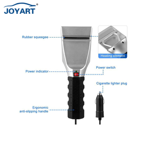 <span class=keywords><strong>Grattoir</strong></span> à glace électrique pour voiture 12V, accessoires de voiture d'hiver, pelle de déneigement, pare-brise, outils de dégivrage et de nettoyage - Product Image 3