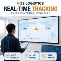 ZS LOGISTICS : Agent de transit multimodal porte-à-porte DDP LCL de la Chine aux États-Unis, avec assurance pour marchandises dangereuses