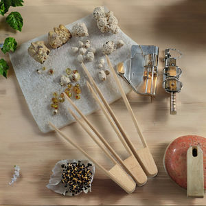 Ustensile de service alimentaire <span class=keywords><strong>en</strong></span> <span class=keywords><strong>bois</strong></span> personnalisé-<span class=keywords><strong>Mini</strong></span> pince à pain plat pour la cuisine BBQ Pince à épiler multi-usage <span class=keywords><strong>Mini</strong></span> pince à pain plat pour la cuisine - Product Image 2