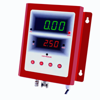 Pistolet de gonflage automatique pratique avec manomètre numérique LED, en ABS, à fixation murale pour voitures et motos