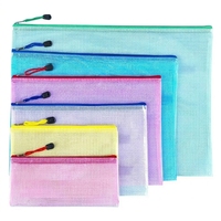 Carpeta Transparente Multifuncional Personalizada de Calidad, Bolsa de PVC con Cierre de Cremallera para Impresión por Transferencia de Calor, Bolsas para Archivos A4 para Almacenamiento de Juguetes