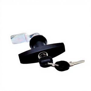 Ensemble de serrures de boîte à outils de camion en alliage de zinc haute sécurité, facile à utiliser, avec poignée en T et clé rotative, poignées de porte - Product Image 3