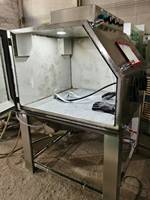 Machine de sablage humide manuelle en acier inoxydable 1010, sablage fin sans poussière pour la rénovation de moules à bijoux