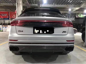 Pour <span class=keywords><strong>Audi</strong></span> <span class=keywords><strong>Q8</strong></span> Kit de carrosserie en Fiber de carbone <span class=keywords><strong>Q8</strong></span> amélioré <span class=keywords><strong>ABT</strong></span> Style diffuseur de lèvre avant becquet avant couteau à vent Kit de carrosserie - Product Image 5