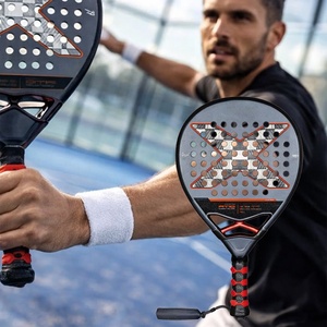 Pala de Pádel Profesional de Carbono <span class=keywords><strong>18k</strong></span>, Raqueta de Pádel de Fibra de Carbono Negra con Núcleo de Eva, Raquetas de Pádel de Fibra de Carbono <span class=keywords><strong>18k</strong></span>, Raqueta de Pádel Serat Karbon <span class=keywords><strong>18k</strong></span> - Product Image 1