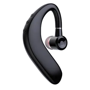 Headset unissex com microfone bt5.0, fone de ouvido preto para negócios sem fio