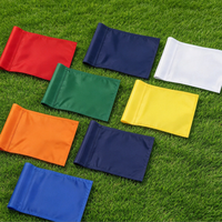 Drapeau de golf pour putting green 6x8 pouces, en nylon 420D avec tube inséré, mini drapeau de practice pour jardin, drapeaux de golf personnalisables avec logo, vente en gros
