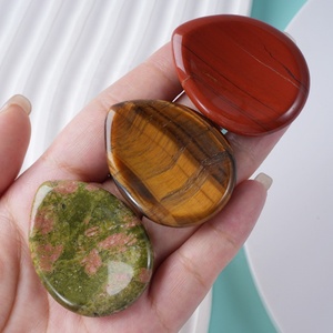 Goutte d'eau Décompression Palm Gemstone Écologique Feng Shui rainure Pouce Presse Poignée Oublier Inquiétude <span class=keywords><strong>Pierre</strong></span> Usine En Gros - Product Image 2