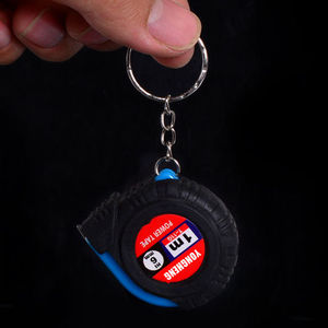 Vòng <span class=keywords><strong>ABS</strong></span> nhựa Keychain đo băng với số liệu và đo lường Đế Quốc 2m chiều dài 7mm chiều rộng lưỡi - Product Image 4