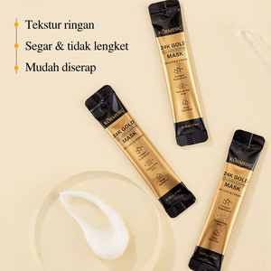 KORMESIC ได้รับการรับรองจาก Bpom ขายส่ง 80 มล. ปรับสภาพผิวให้กระชับ เพิ่มความยืดหยุ่น มาส์กหน้าทองคำ 24K และคอลลาเจนสำหรับกลางคืน - Product Image 2
