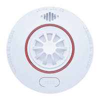 Sistema de Alarma con Detector Térmico Independiente Portátil, Carcasa de ABS, Batería de Litio de Larga Duración (10 Años), Sonido y Luz, DC3V, para el Hogar