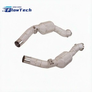 Tubo de Escape de Acero Inoxidable SS304 con Protector Térmico para Maserati Ghibli 3.0T V6 – Escape de Alto Rendimiento de Instalación Directa 2013-2022 - Product Image 4