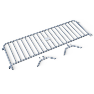 Maßgefertigter Outdoor-Großhandel Eisenpferd-Geländer Quadratische Bauzaun-Barriere/Eisenpferd-Geländer - Product Image 2