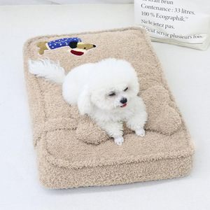 Dachshund Pet Mattress Rectangle Polyester Fiber <b>Fill</b> Hand Wash For Dog Four Seasons Use - Product Image 3