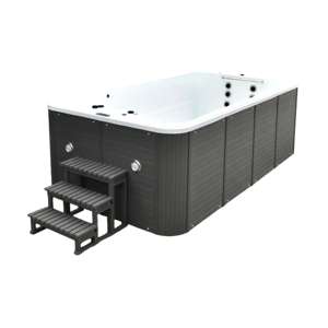 Piscina Acrílica para Exteriores, Jacuzzi, Spa Infinito Independiente con Filtro y Zonas de Masaje para Uso en Gimnasios y Villas - Product Image 2