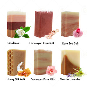 Savon artisanal biologique naturel pressé à froid à base de carthame et de beurre de karité, lissant, éclaircissant, hydratant, à base de plantes, pour le corps - Product Image 2