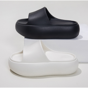 Chaussons d'intérieur en EVA écologique pour femmes, doublure en PVC, maison antidérapante pour pantoufles à bout ouvert pour la salle de bain - Product Image 3