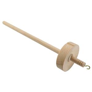 Drop Spindle Top Wheel Spinner Hand Cranked Wooden Spinning Wheel Outil de filature <span class=keywords><strong>en</strong></span> <span class=keywords><strong>bois</strong></span> pour débutants - Product Image 3