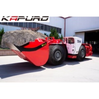 Camion benne minier souterrain de 14 tonnes, 6m³, articulé, 4x4, diesel, 256kW, pour mines d'or et de cuivre en roche dure, avec cabine ROPS FOPS