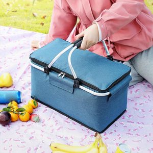 Sac de pique-nique isotherme créatif personnalisé avec fermeture éclair, idéal pour la conservation des aliments, vente en gros usine - Product Image 4