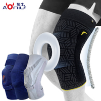 Genouillère de compression quotidienne durable pour soulager la douleur, soutien stable, genouillère de sport antidérapante, spandex respirant, absorption des chocs