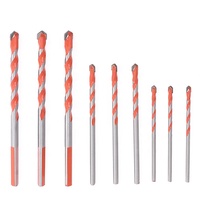 Mèches à tête triangulaire multifonctions, 6 pièces, forets pour céramique en verre pour tige de carrelage de verre, ensemble de 5 pièces