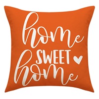 Funda de Cojín Decorativa para Sofá, Felpa Corta, Diseño Sweet Home, Funda de Almohada/Almohadas y Cojines 23YM42/YMZ31