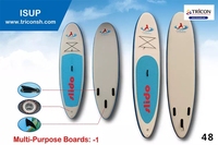 Planche de paddle gonflable en pvc de haute qualité, planche de surf souple avec palmes